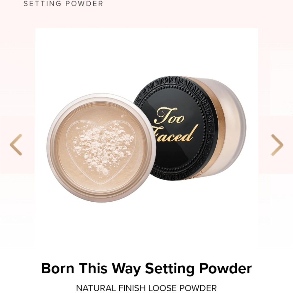 Too Faced Ethereal setting powder